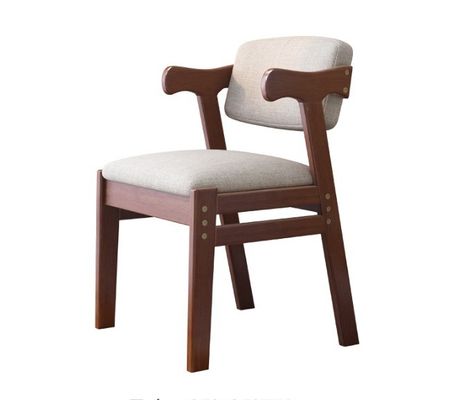 Moderna sedia da pranzo in legno massello nordico con appoggio per braccia NO Piegato stile di design Moderno Piegato NO