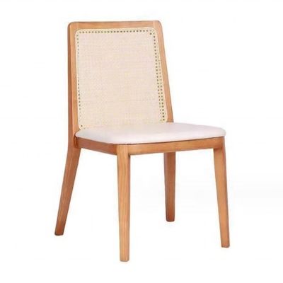 NC/PU Verniciatura Finitura di legno Polstered Sedile da pranzo per il design nordico moderno e stile in legno massello