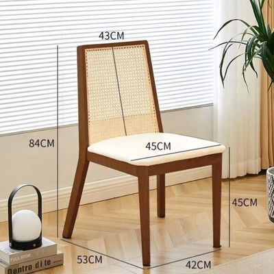 NC/PU Verniciatura Finitura di legno Polstered Sedile da pranzo per il design nordico moderno e stile in legno massello