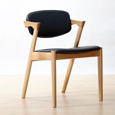 Arredamento per la casa Moderno Sedile da pranzo in legno massello naturale Per ristorante Sedile nordico Arredamento per la sala da pranzo