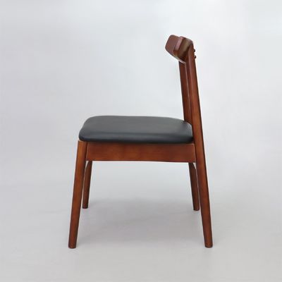 Hotel Restaurant Sedie da pranzo in legno massello con sedile imbottito e opzioni personalizzabili