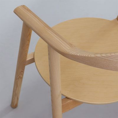 Sedia da pranzo in legno solido nordico di lusso per sala da pranzo W55*D47.5*H74.5 cm con servizio OEM accettato