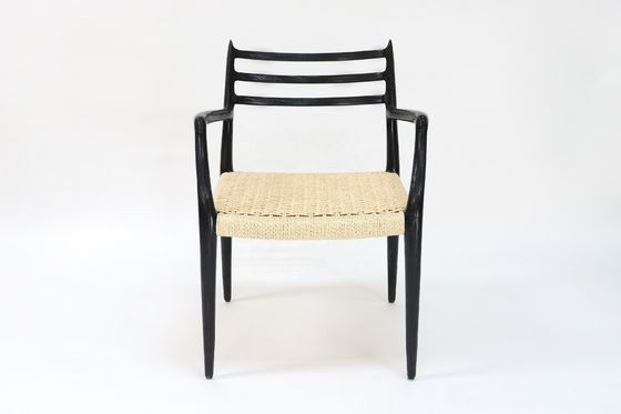 Poltrona da braccio in legno in stile giapponese Poltrona da pranzo in carta tessuta in stile industriale nordico giapponese per mobili per la casa