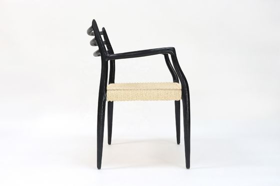 Poltrona da braccio in legno in stile giapponese Poltrona da pranzo in carta tessuta in stile industriale nordico giapponese per mobili per la casa