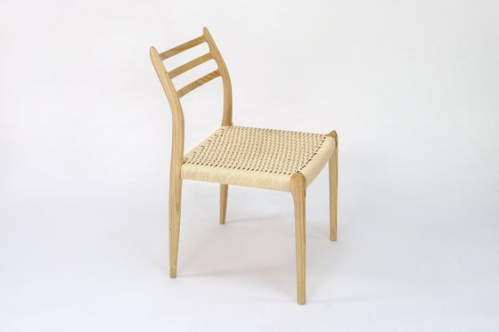 Sedie in legno massello senza braccia Comfort Sala da pranzo Soggiorno Sedie a corda Mobili con NO piegate
