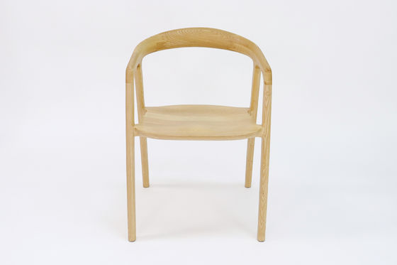 Restaurante Sedile da pranzo in legno massello con finitura nitrolacchia in noce/naturale/nero