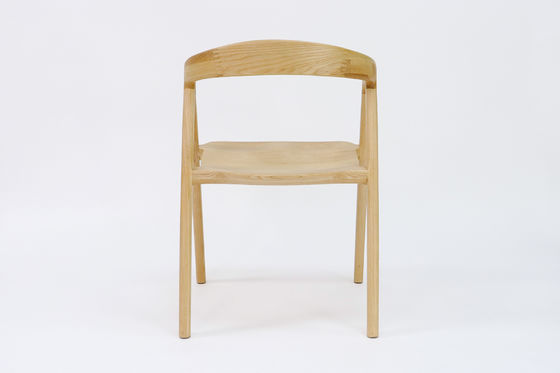 Restaurante Sedile da pranzo in legno massello con finitura nitrolacchia in noce/naturale/nero