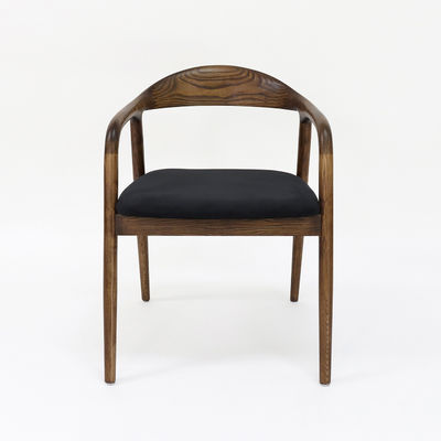 Arredamento per ristoranti moderni Sedile da pranzo in legno massello con funzione pieghevole e rivestimento in tessuto W56*D55.5*H73.5CM