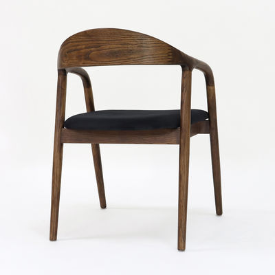 Arredamento per ristoranti moderni Sedile da pranzo in legno massello con funzione pieghevole e rivestimento in tessuto W56*D55.5*H73.5CM