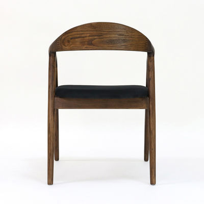 Arredamento per ristoranti moderni Sedile da pranzo in legno massello con funzione pieghevole e rivestimento in tessuto W56*D55.5*H73.5CM