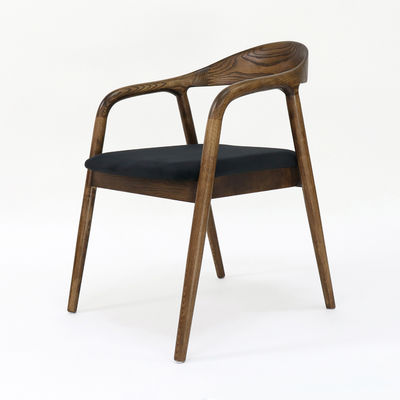 Arredamento per ristoranti moderni Sedile da pranzo in legno massello con funzione pieghevole e rivestimento in tessuto W56*D55.5*H73.5CM