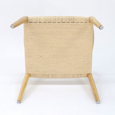 Arredamento per uffici Sedia da pranzo in legno massello con finitura in nitrolacque in stile nordico