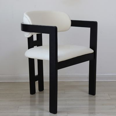 Arredamento per ristoranti di lusso su misura Tappezzeria in tessuto in legno massello Sedie da sala da pranzo per cucina personalizzata