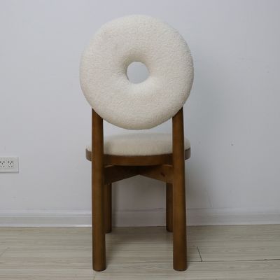 Poltrona da pranzo di design con schienale di lusso completamente assemblata per hotel e ristoranti moderni