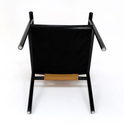 Vintage Luxury Artistic Customized PU Leather Upholstery Solid Wood Seduta da pranzo per ristorante Specifico