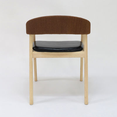 Servizi di svago Sedile da pranzo in legno massello per ristoranti Cordone tessuto a mano Semplicità generale Arredamento per la casa