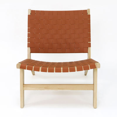 Moderno design Nordic Luxury Lounge Chair PU pelle in legno massello Divano per il tempo libero Set per il soggiorno Disegni personalizzati