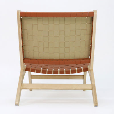 Moderno design Nordic Luxury Lounge Chair PU pelle in legno massello Divano per il tempo libero Set per il soggiorno Disegni personalizzati