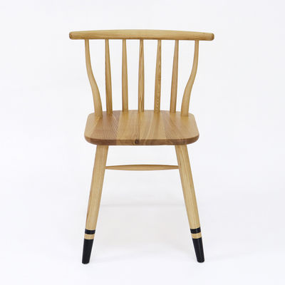 Sedile da pranzo in legno massello per ristorante W41.5*D48*H76CM