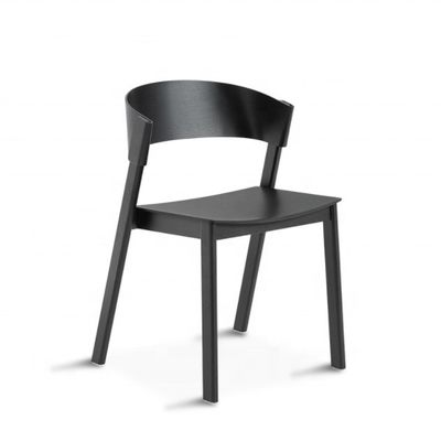 Servizio OEM accettato Sala da pranzo nordica moderna Sedile antico curvo in legno massello impilabile Completamente assemblato e OEM