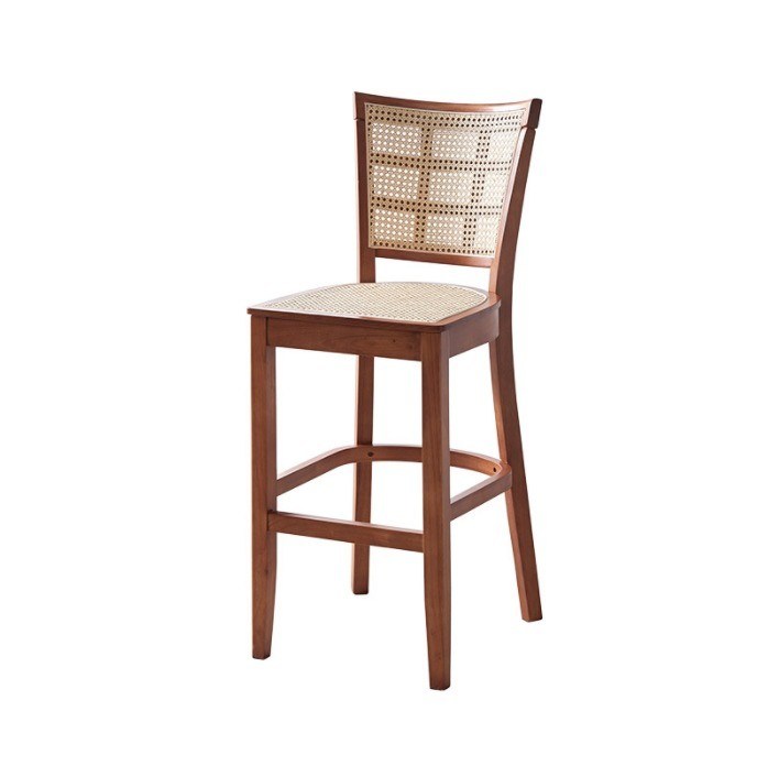 Sedile da bar per cucina su misura Legna di legno massello, bastone da tavolo 43cm*43cm*109cm Livello di peso 100kg