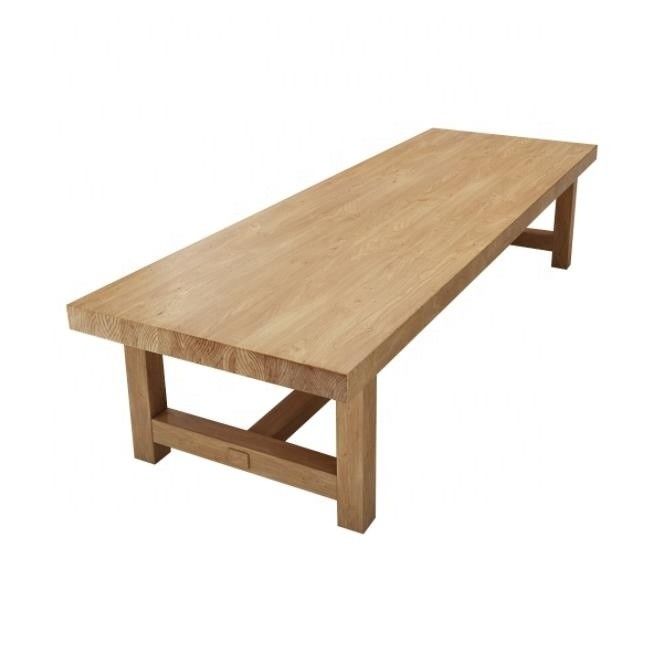 Arredamento per la sala da pranzo Arte nordica Tavolo da pranzo in legno massello/Tavolo da ristorante con design moderno