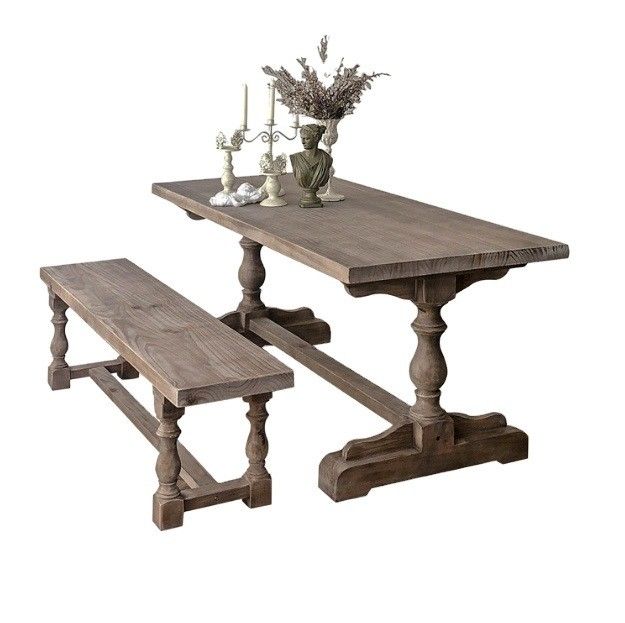 Sedile da pranzo a telaio di legno di pino per arredi di design unico cucina ristorante tavolo pieghevole