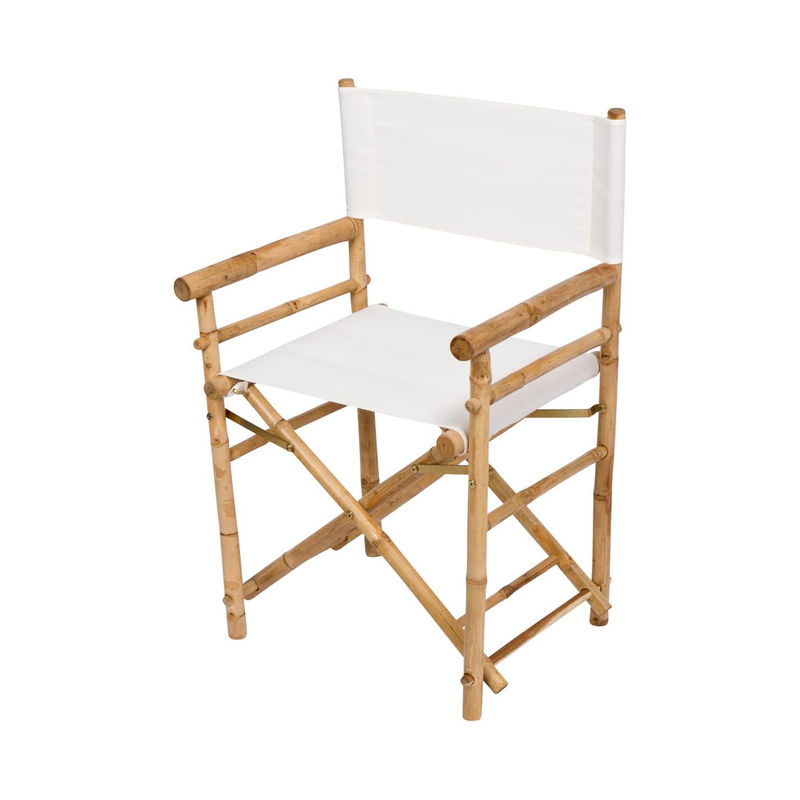 Arredamento per esterni Sedia da albergo per feste da giardino W57.9*D46*H89 CM Sedile pieghevole in legno in bambù per adulti Sedia da legno per il tempo libero