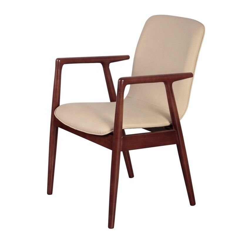 Poltrona da pranzo in albergo di lusso in legno massello in moderno design per il tempo libero per arredi da ristorante