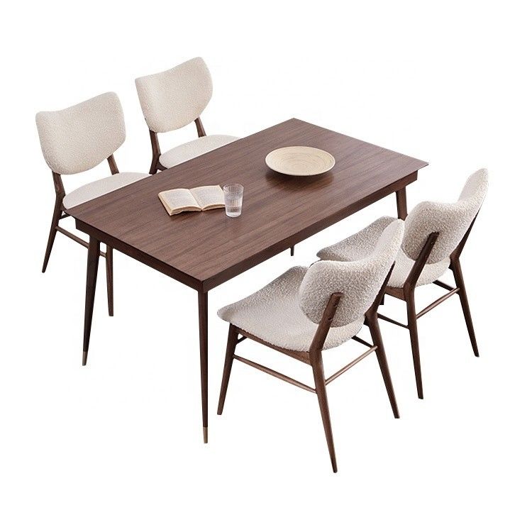 PU pelle Legs legno sedia da pranzo per specifico in mobili moderni sala da pranzo