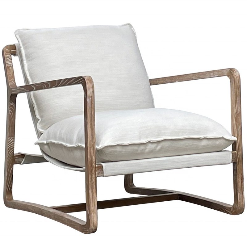 Arredamento del soggiorno Miglior sedia in legno con sedile imbottito e telaio in legno massello