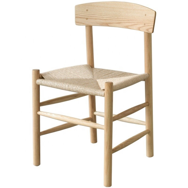 High End Legno massello Giapponese corda tessuta schienale curvo Sedia per svago all'aperto NO Soluzione piegata Selezione Tipo versione