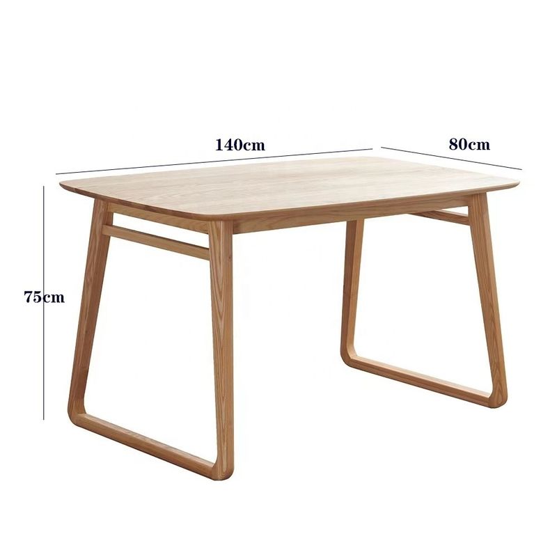 Home Arredamento Garanzia Tavolo da pranzo in legno rettangolare per la decorazione della sala da pranzo