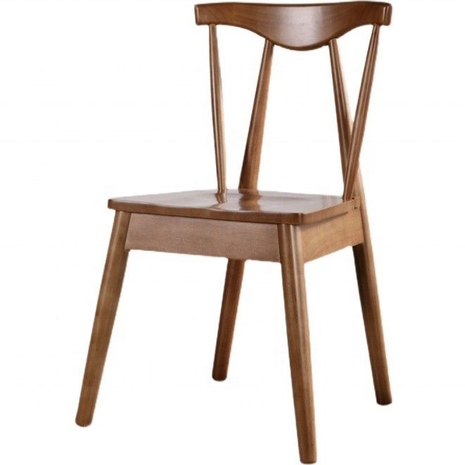 Moderna sedia da pranzo in legno di noce nero nordico per l'Europa di lusso Ristorante Hotel Arredamento per soggiorni in stile design