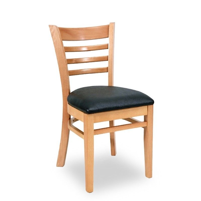 Sedile in legno massello Moderno design Sedile da ristorante in legno D57*W51*SH49.5*H83cm Sedile da pranzo personalizzato