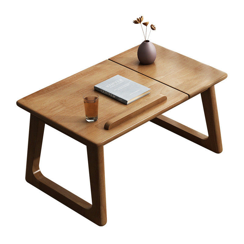 Personalizza il tavolo laterale in legno per l'apprendimento e i mobili del soggiorno senza piegare in colore naturale