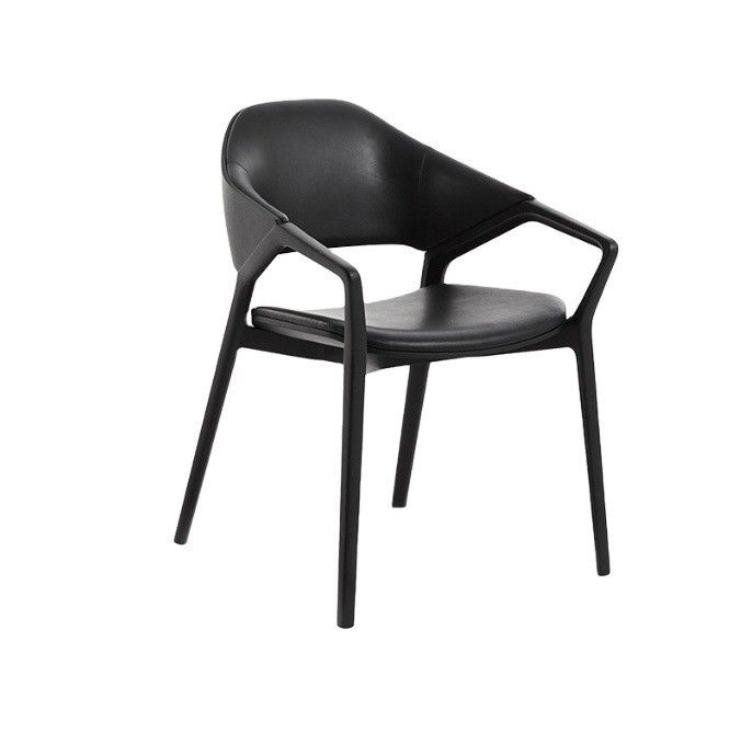 Nordic Design Modern Solid Wood Leather Dining Room Chair Restaurant in bianco/nero/vino rosso/rosso per posti a sedere robusti 2023