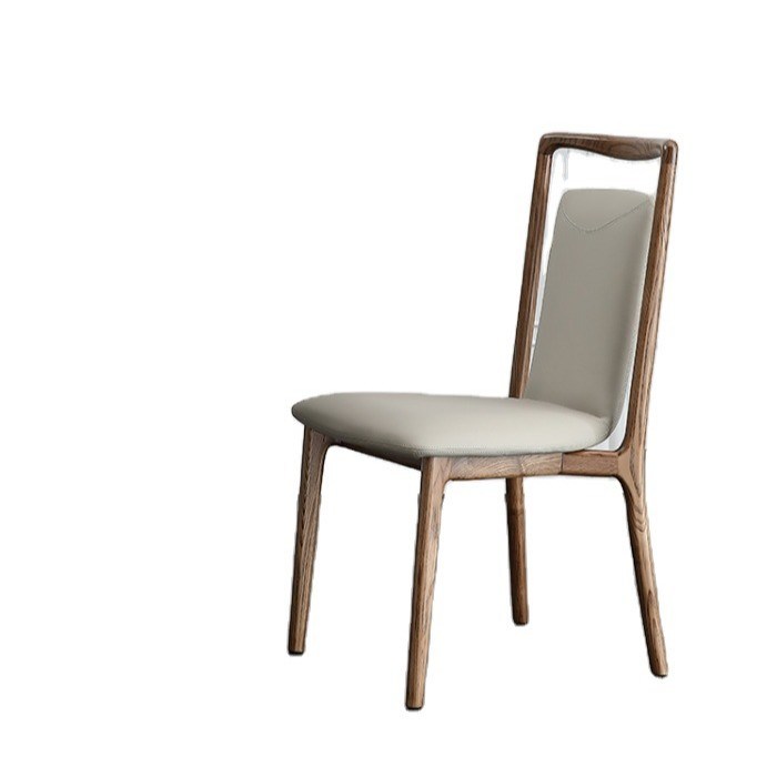 Home Arredamento Moderno in stile nordico Ristorante Sala da pranzo Sedie da pranzo in legno con finitura in nitrolacchia