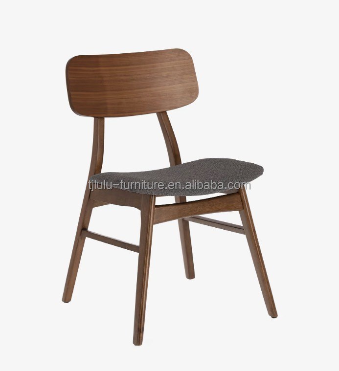 Home Arredamento In Legno Massello Sedie da pranzo con colori personalizzati e sedile in tessuto imbottito