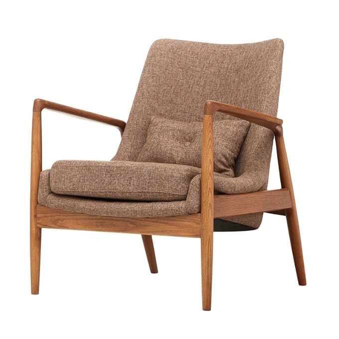 Design moderno Tempo libero Materiale in legno massello Sala da pranzo Ristorante Divano Poltrona Mobile da soggiorno Con appoggio per il tempo libero