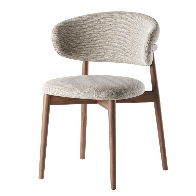 Sedie da pranzo in legno massello moderno e tappezzato con nitrolacque e sedie da ristorante in legno