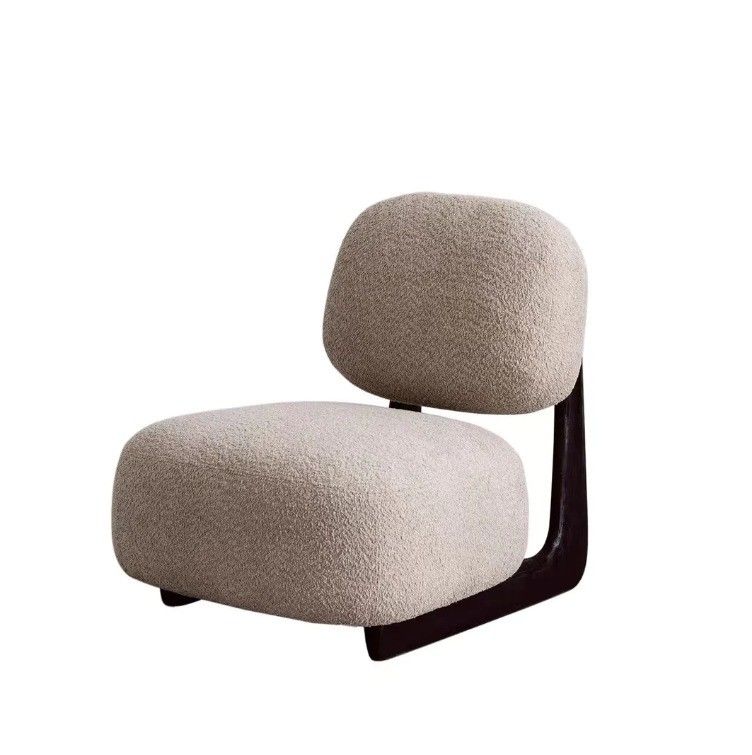 Legno massello Salone di svago Tessuti Arredamento soggiorno Divano Poltrona nordica 50pcs Divano in legno moderno Poltrona imbottita