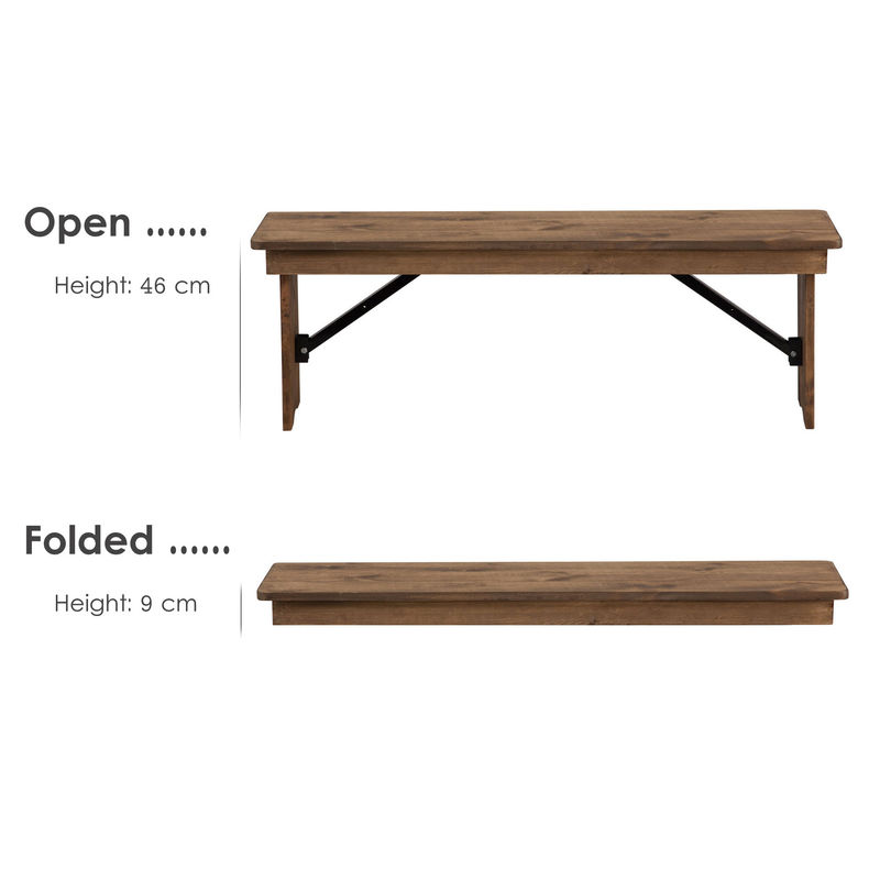 Tavolo da pranzo in legno massello con design moderno e struttura robusta