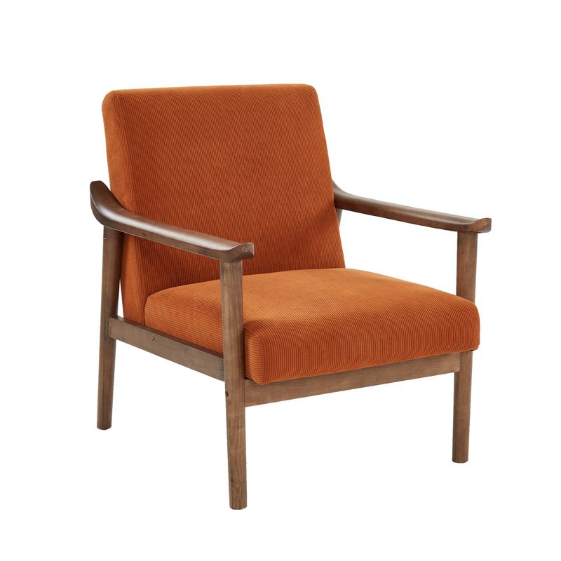 Moderno Fabric Chaise Sofa Lounge Single Sofa Chair Sofa in legno massello Chair con posta in stile sedia per il tempo libero