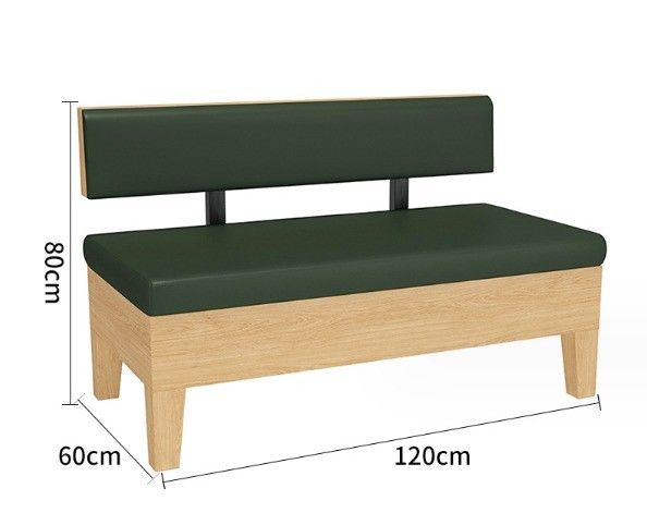 Moderno design nordico Sedile in legno massello PU Pelle Soggiorno Divano Sedie in legno Stand per un'esperienza di seduta confortevole