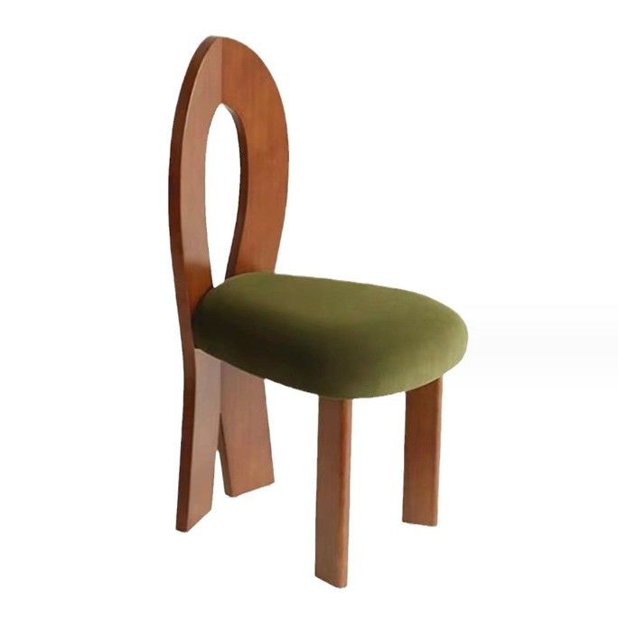 Imballaggio postale N Arredamento del soggiorno Moderno design Sedile morbido Legno agnello lana Sedile da pranzo per hotel e casa