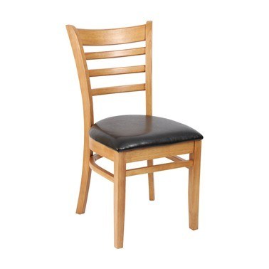 Imballaggio N Scala da ristorante in legno Sedile posteriore per mangiare Sedile in legno massello personalizzato