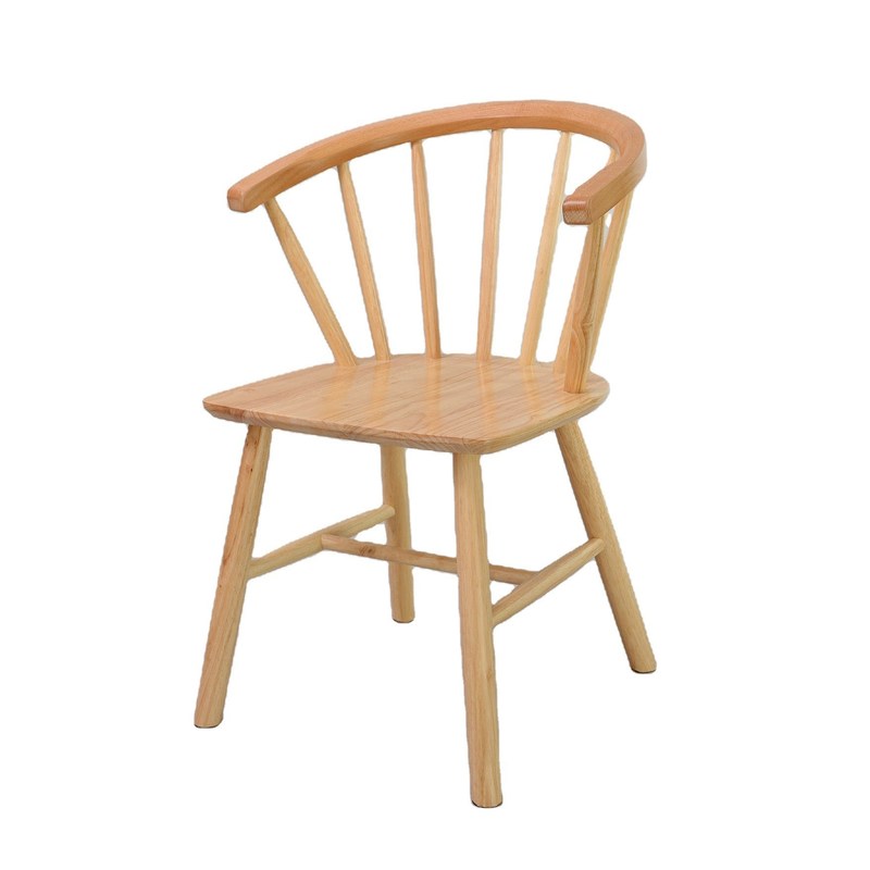 Imballaggio postale Cornice in legno di gomma Nordico Sedie da pranzo in legno massello per mobili alberghieri e ristoranti