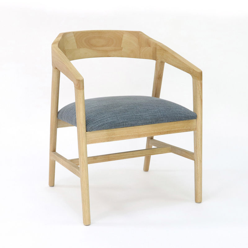 Arredamento per la casa moderna Sedile da pranzo in legno massello per ristoranti e alberghi Cornice Materiale cenere/legno di gomma