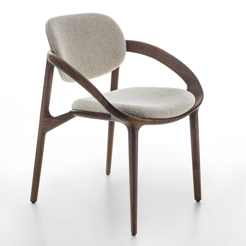 Arredamento per la sala da pranzo personalizzare lusso moderno sedile da pranzo in legno massello per ristorante